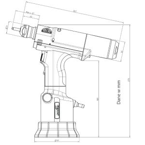 Nitownica pneumatyczno-hydrauliczna do nitonakrętek M3-M6 Firefox 1F Gesipa kod: 1458198 - 2